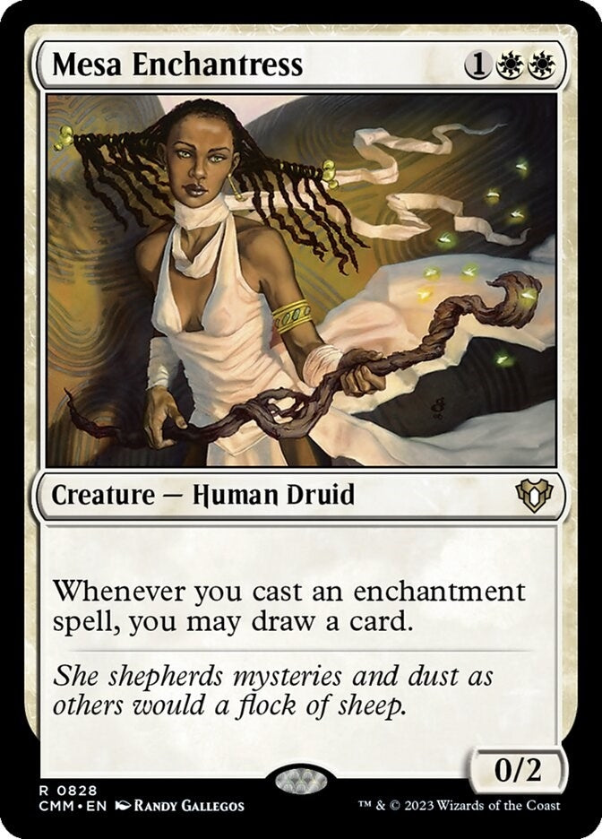 Image for Mesa Enchantress (828) [Commander Masters]
