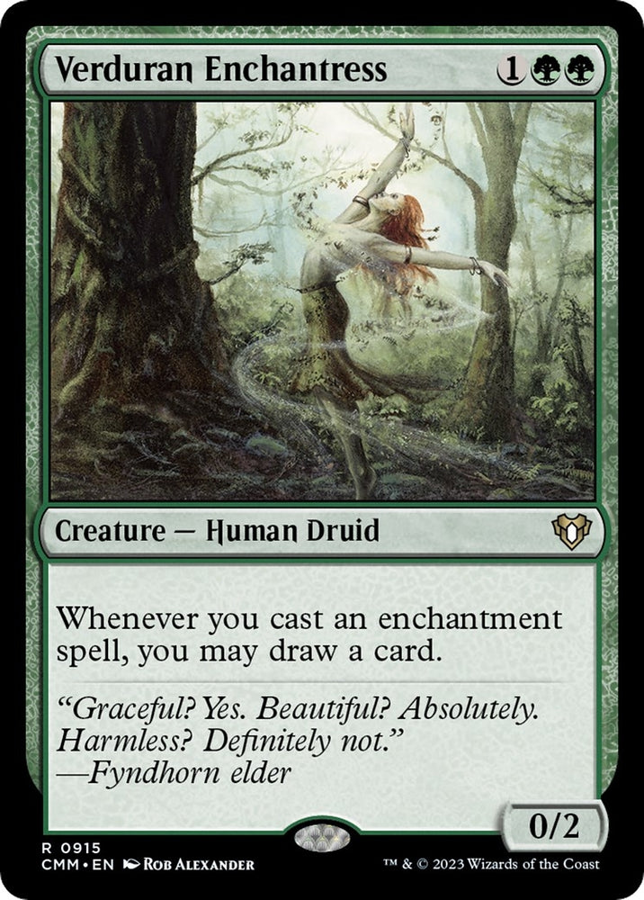 Image for Verduran Enchantress (915) [Commander Masters]