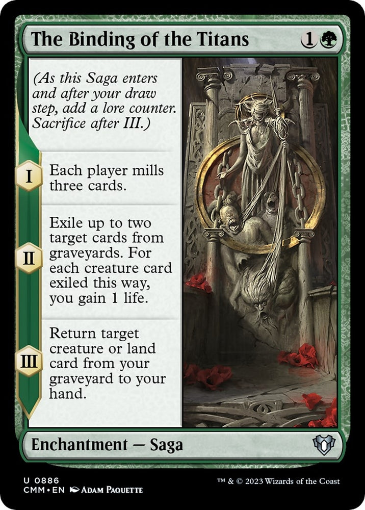 Image for The Binding of the Titans (886) [Commander Masters]