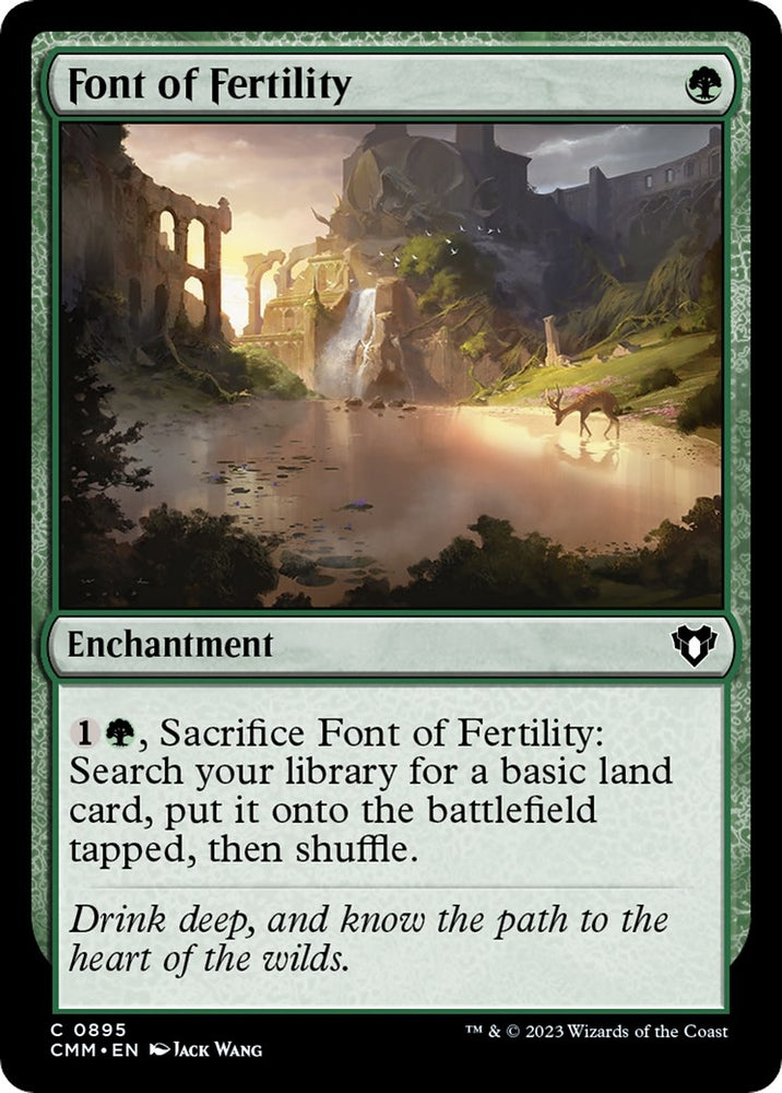 Image for Font of Fertility (895) [Commander Masters]