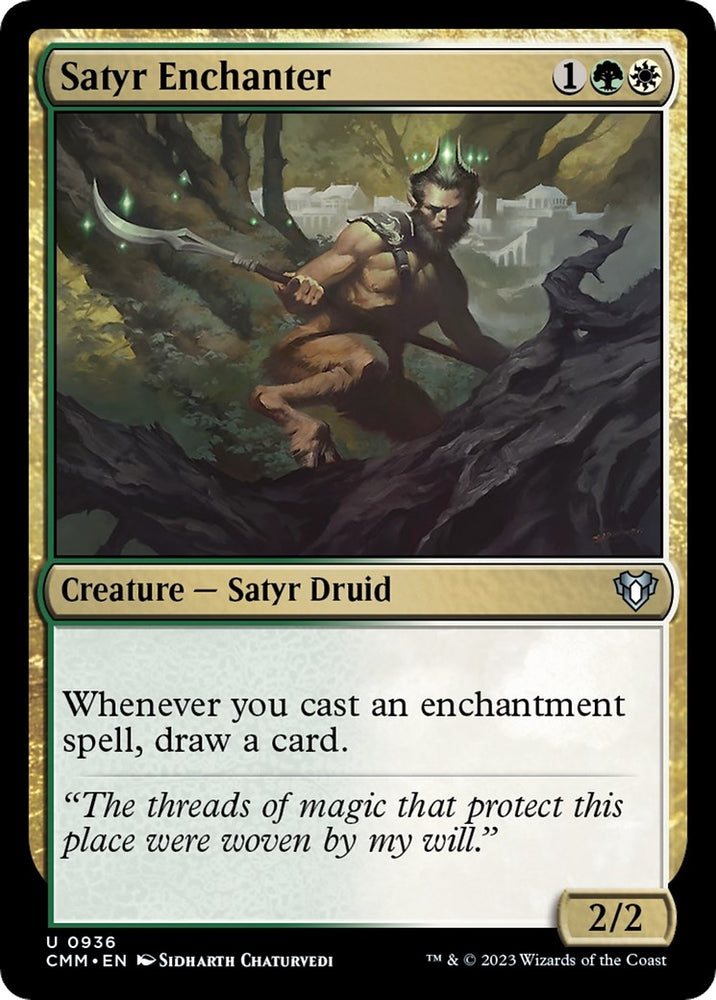 Image for Satyr Enchanter (936) [Commander Masters]