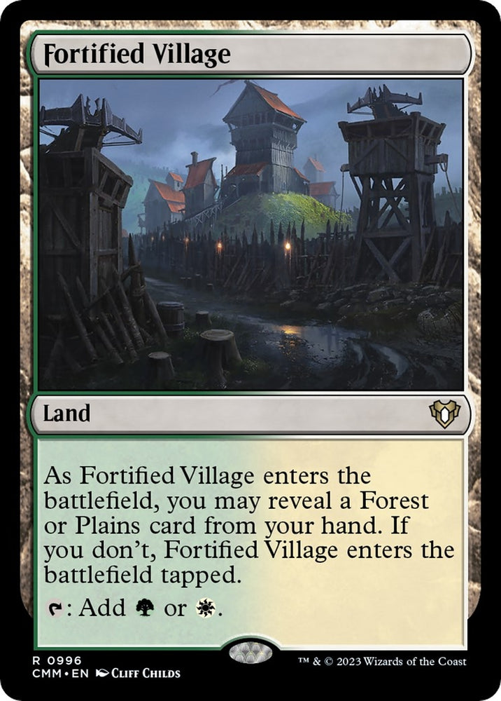 Image for Fortified Village (996) [Commander Masters]