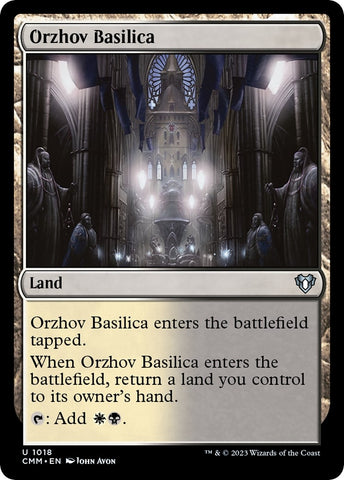 Image for Orzhov Basilica (1018) [Commander Masters]