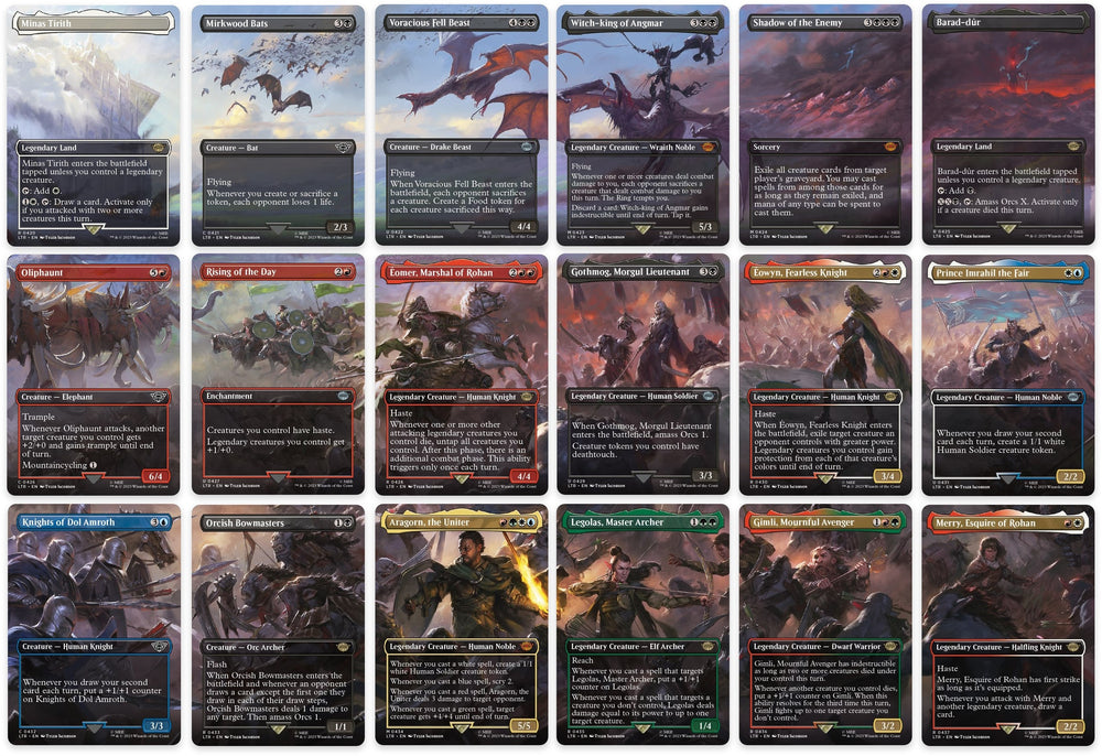 Battle of the Pelennor Fields Scene [Set of 18] (420-437) [Universes Beyond: The Lord of the Rings: Tales of Middle-earth]