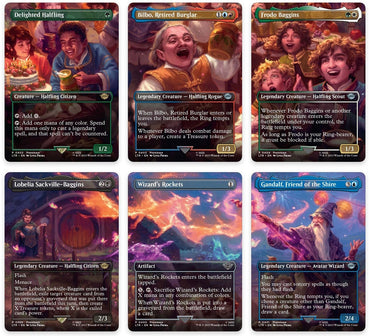 Bilbo's Birthday Party Scene [Set of 6] (399-404) [Universes Beyond: The Lord of the Rings: Tales of Middle-earth]