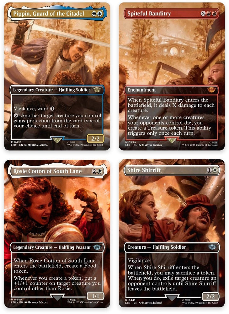 Image for The Scouring of the Shire Scene [Set of 4] (438-441) [Universes Beyond: The Lord of the Rings: Tales of Middle-earth]