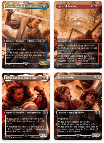 Image for The Scouring of the Shire Scene [Set of 4] (438-441) [Universes Beyond: The Lord of the Rings: Tales of Middle-earth]