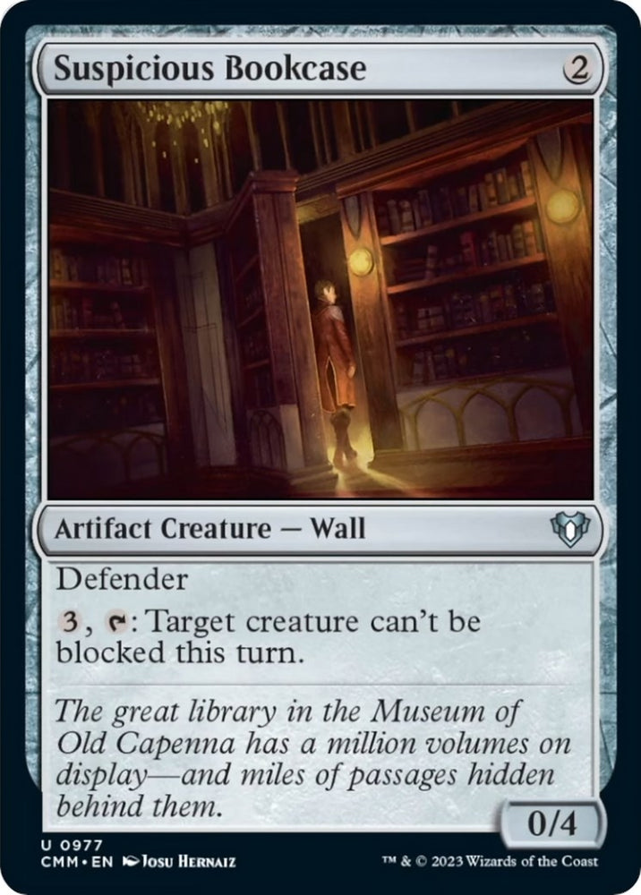 Image for Suspicious Bookcase (977) [Commander Masters]