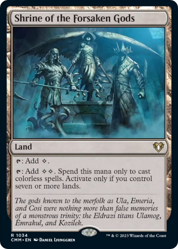 Image for Shrine of the Forsaken Gods (1034) [Commander Masters]