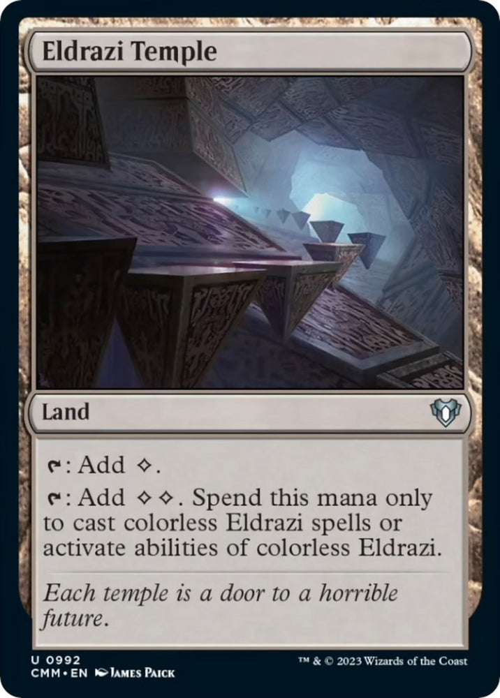 Image for Eldrazi Temple (992) [Commander Masters]