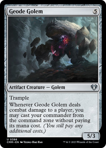 Image for Geode Golem (386) [Commander Masters]