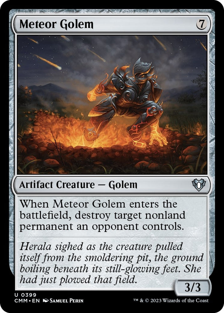 Image for Meteor Golem (399) [Commander Masters]