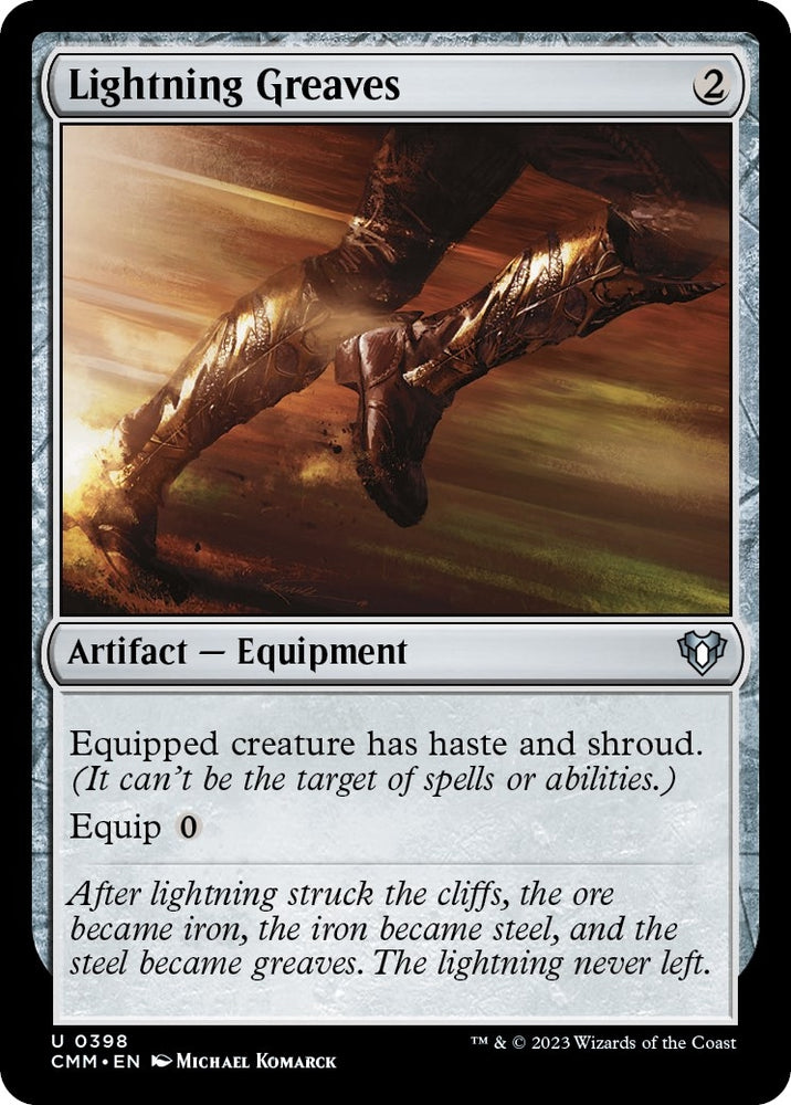 Image for Lightning Greaves (398) [Commander Masters]