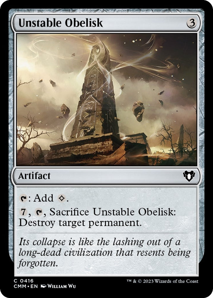 Image for Unstable Obelisk (416) [Commander Masters]
