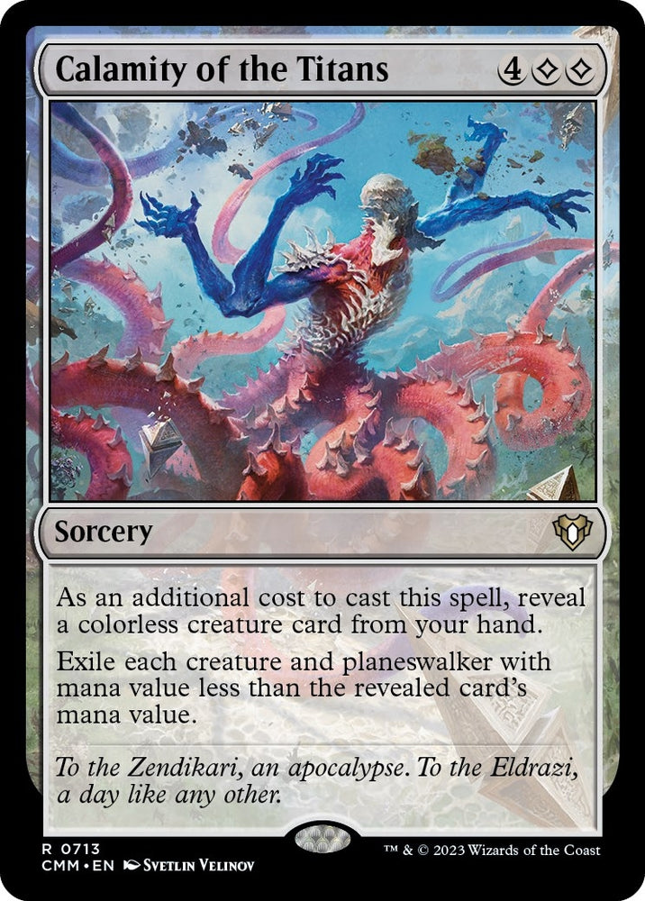 Image for Calamity of the Titans (713) [Commander Masters]