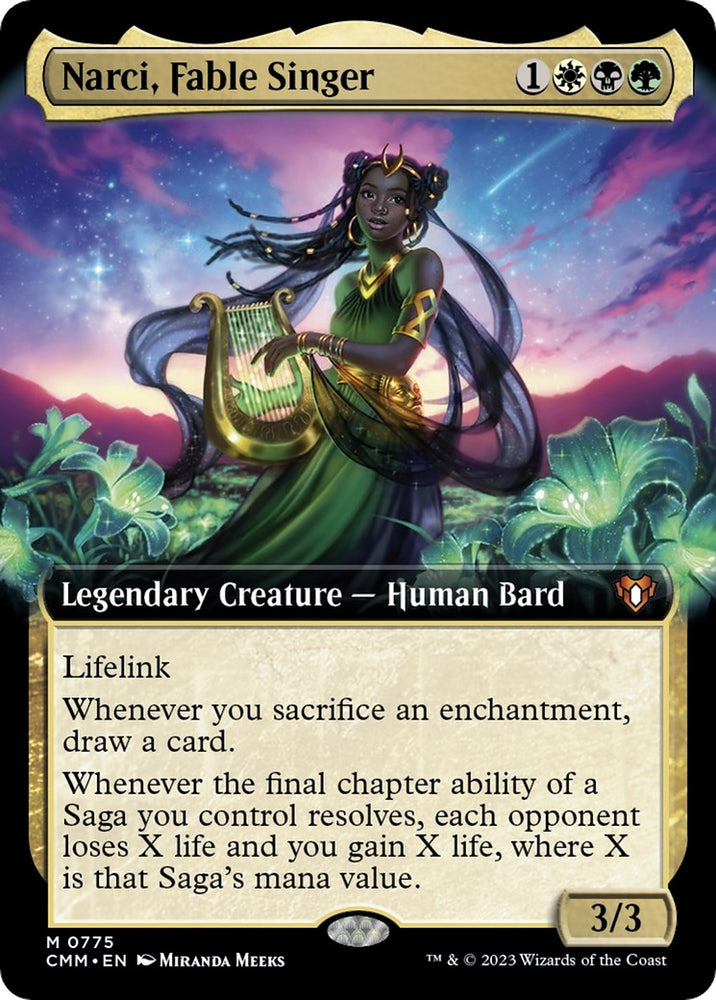 Image for Narci, Fable Singer (Extended Art) (775) [Commander Masters]