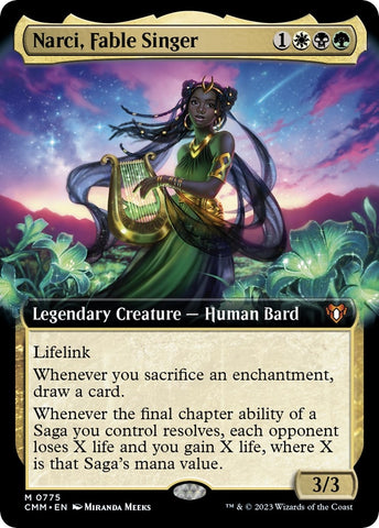 Image for Narci, Fable Singer (Extended Art) (775) [Commander Masters]