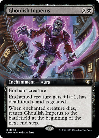 Image for Ghoulish Impetus (Extended Art) (763) [Commander Masters]
