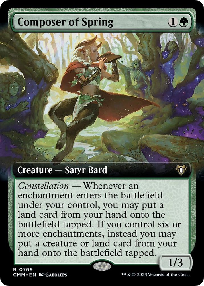Image for Composer of Spring (Extended Art) (769) [Commander Masters]