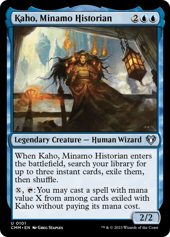 Image for Kaho, Minamo Historian (101) [Commander Masters]