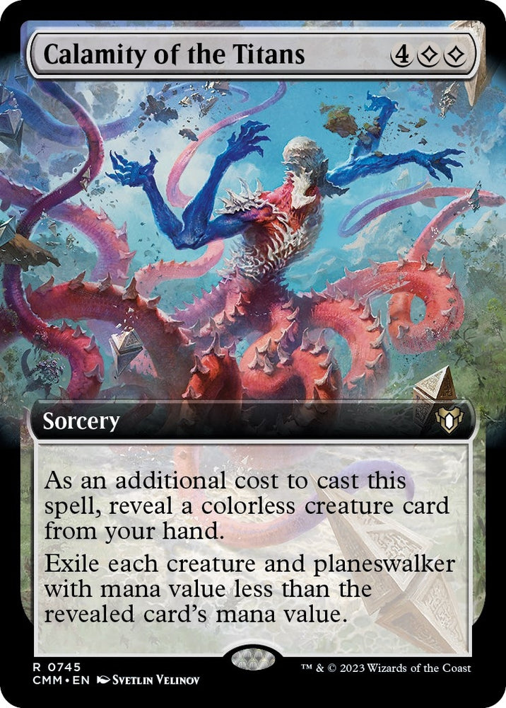 Image for Calamity of the Titans (Extended Art) (745) [Commander Masters]