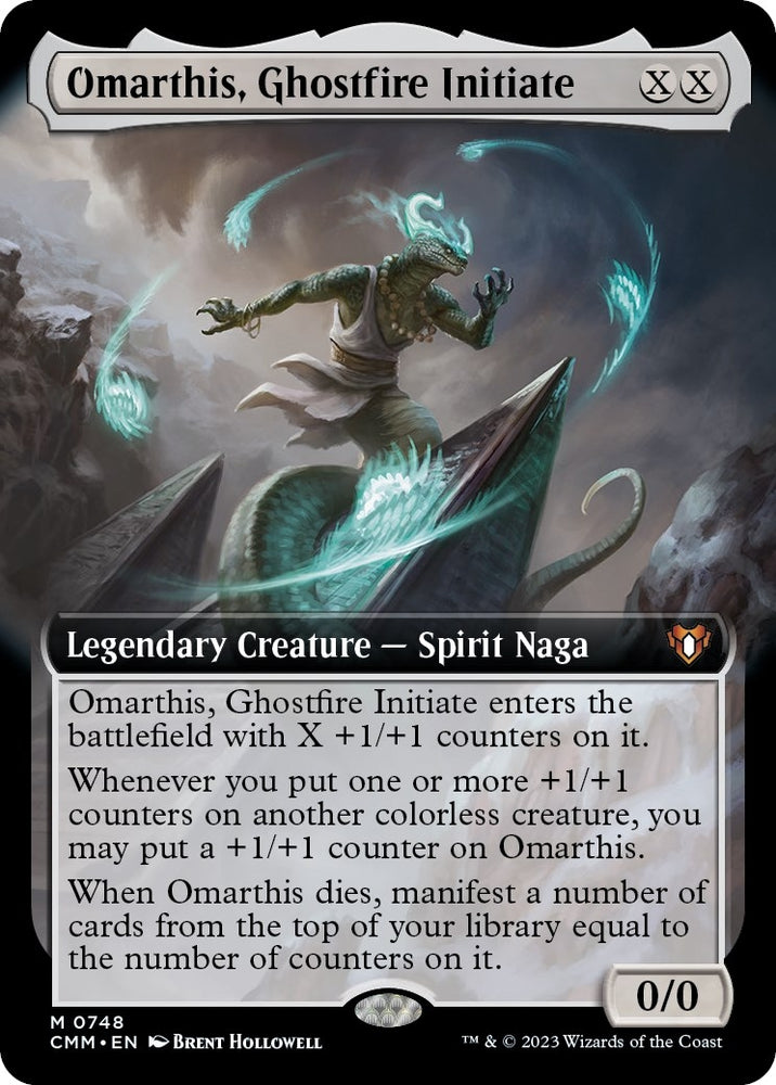 Image for Omarthis, Ghostfire Initiate (Extended Art) (748) [Commander Masters]