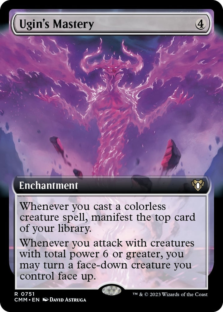 Image for Ugin's Mastery (Extended Art) (751) [Commander Masters]