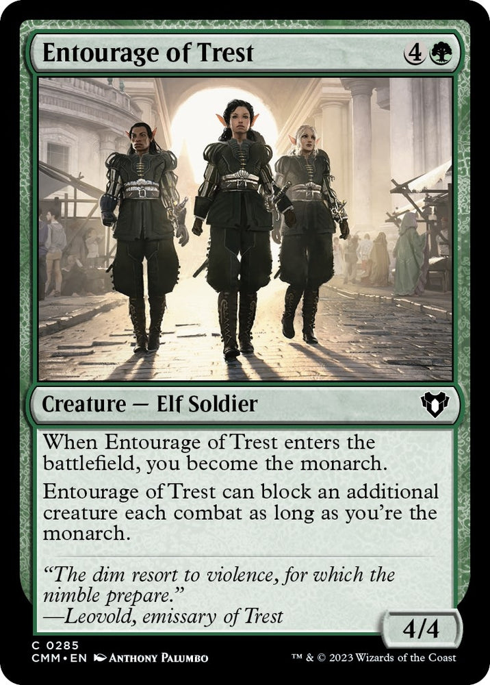 Image for Entourage of Trest (285) [Commander Masters]