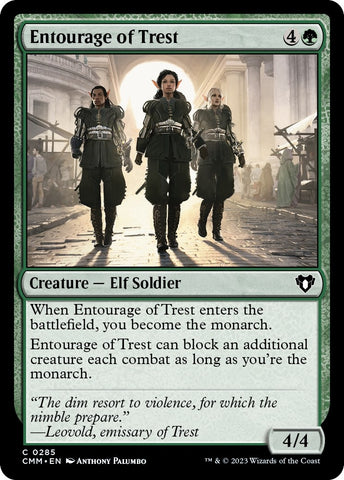 Image for Entourage of Trest (285) [Commander Masters]
