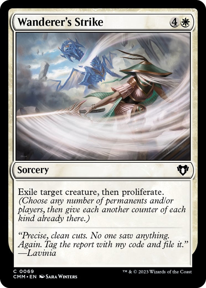 Image for Wanderer's Strike (69) [Commander Masters]