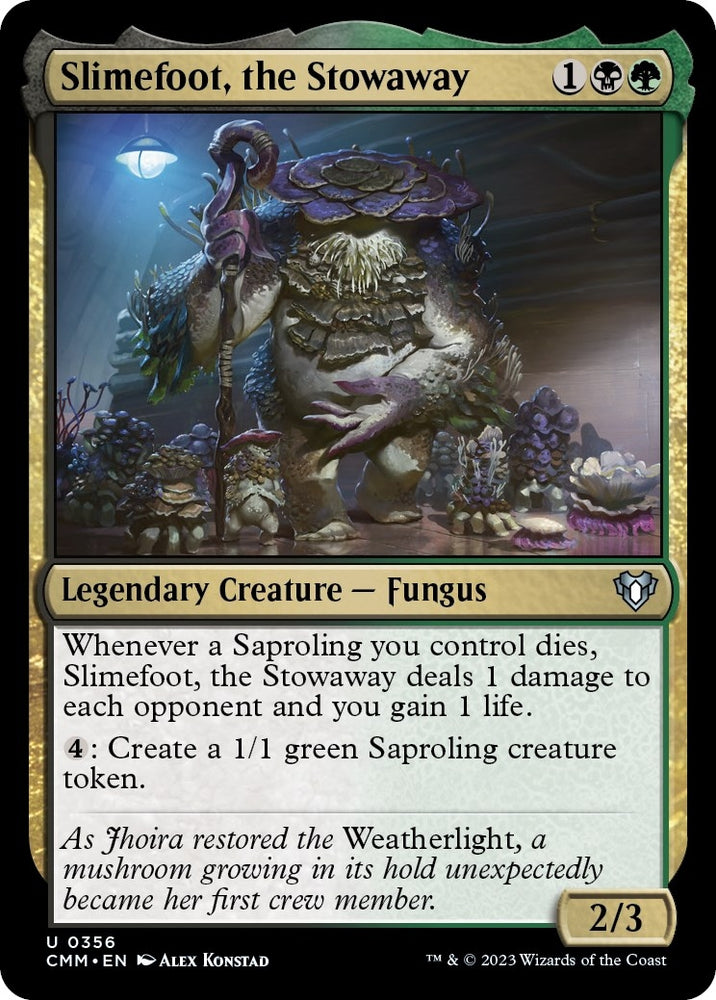 Image for Slimefoot, the Stowaway (356) [Commander Masters]