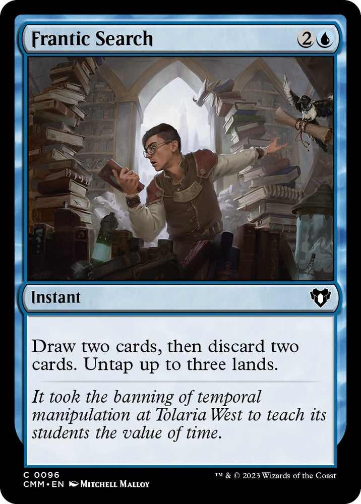 Image for Frantic Search (96) [Commander Masters]
