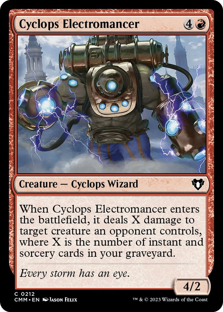 Image for Cyclops Electromancer (212) [Commander Masters]