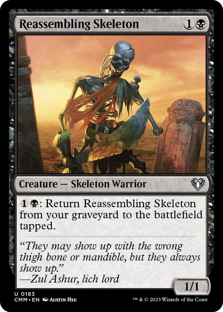 Image for Reassembling Skeleton (183) [Commander Masters]