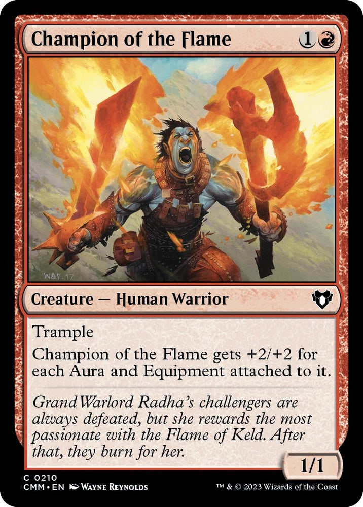 Image for Champion of the Flame (210) [Commander Masters]