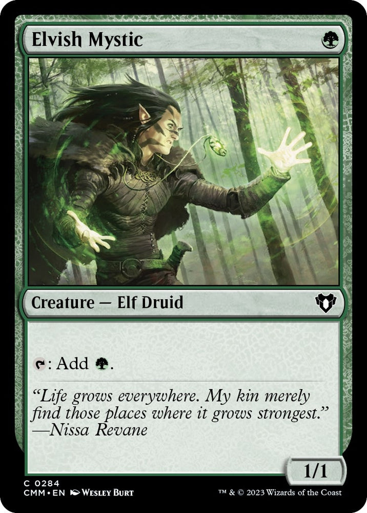 Image for Elvish Mystic (284) [Commander Masters]