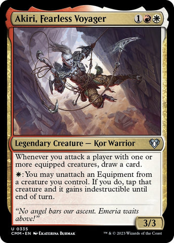 Image for Akiri, Fearless Voyager (335) [Commander Masters]
