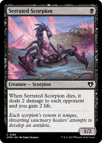 Image for Serrated Scorpion (185) [Commander Masters]