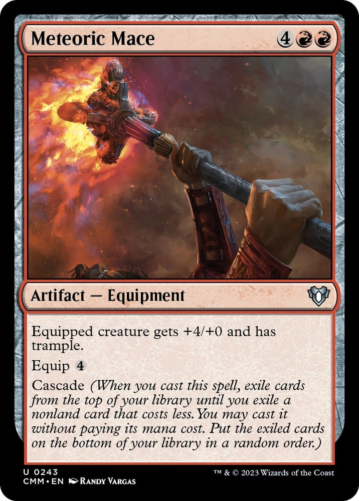 Image for Meteoric Mace (243) [Commander Masters]