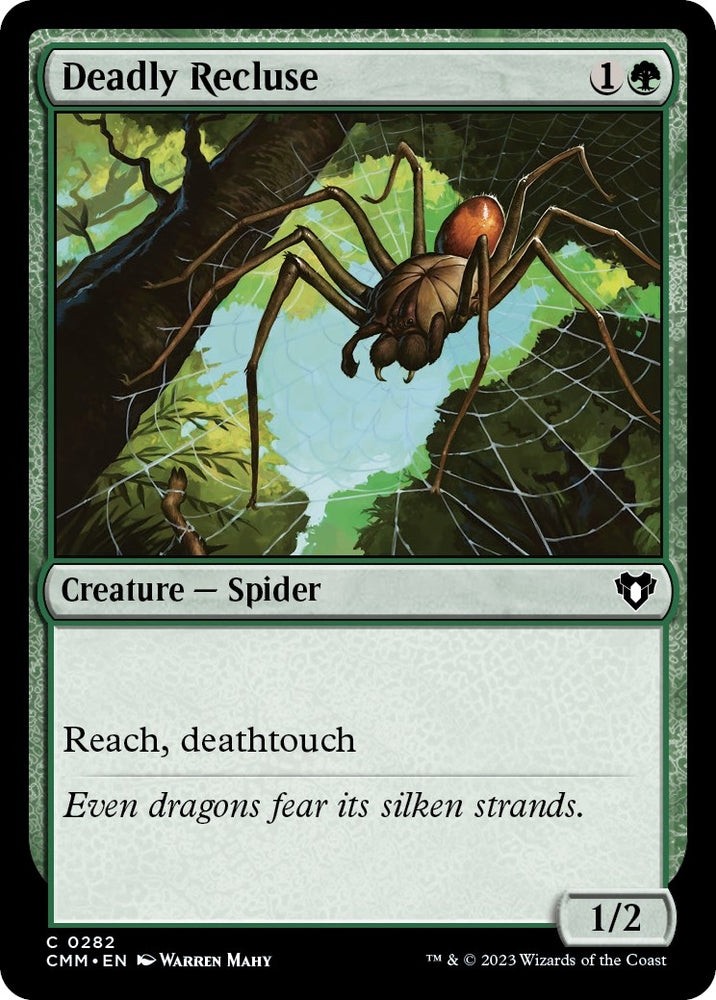 Image for Deadly Recluse (282) [Commander Masters]
