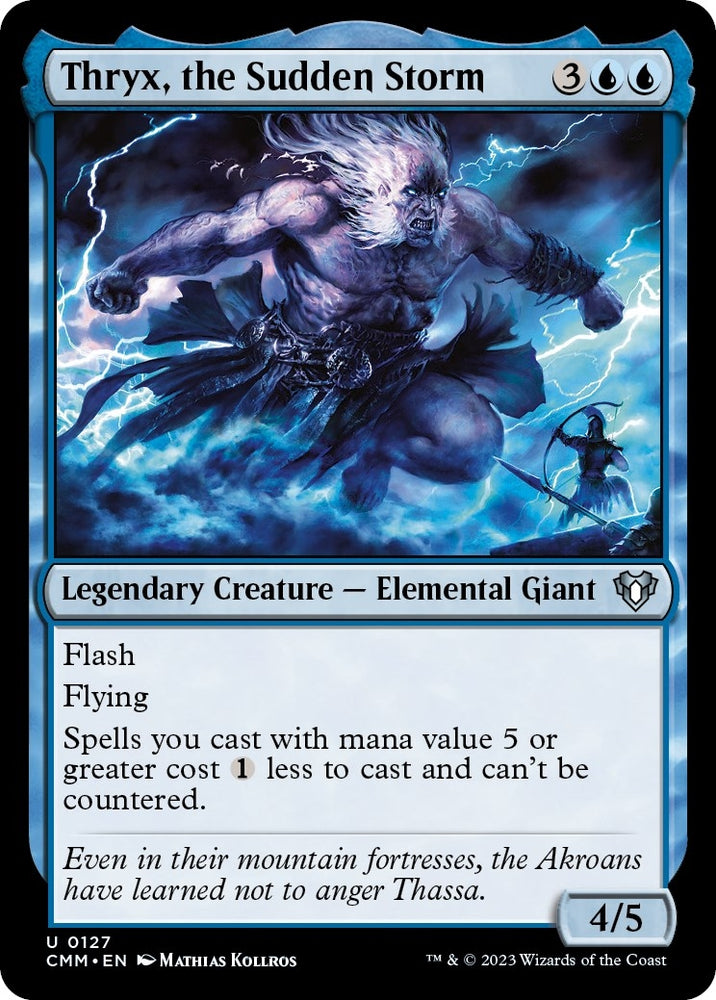 Image for Thryx, the Sudden Storm (127) [Commander Masters]