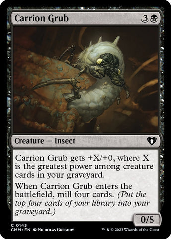 Image for Carrion Grub (143) [Commander Masters]
