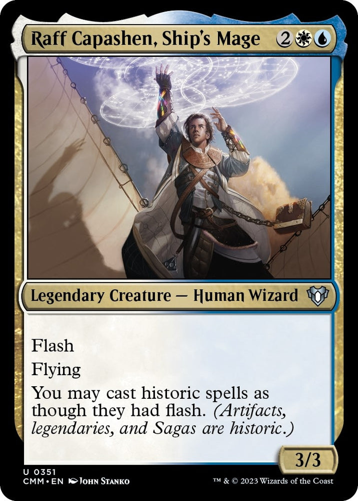 Image for Raff Capashen, Ship's Mage (351) [Commander Masters]