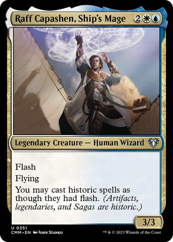 Image for Raff Capashen, Ship's Mage (351) [Commander Masters]