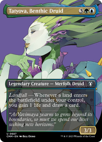 Image for Tatyova, Benthic Druid (Borderless) (687) [Commander Masters]