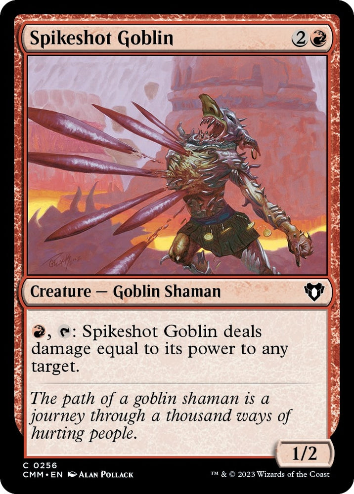 Image for Spikeshot Goblin (256) [Commander Masters]