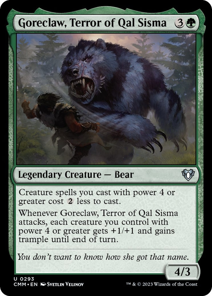 Image for Goreclaw, Terror of Qal Sisma (293) [Commander Masters]