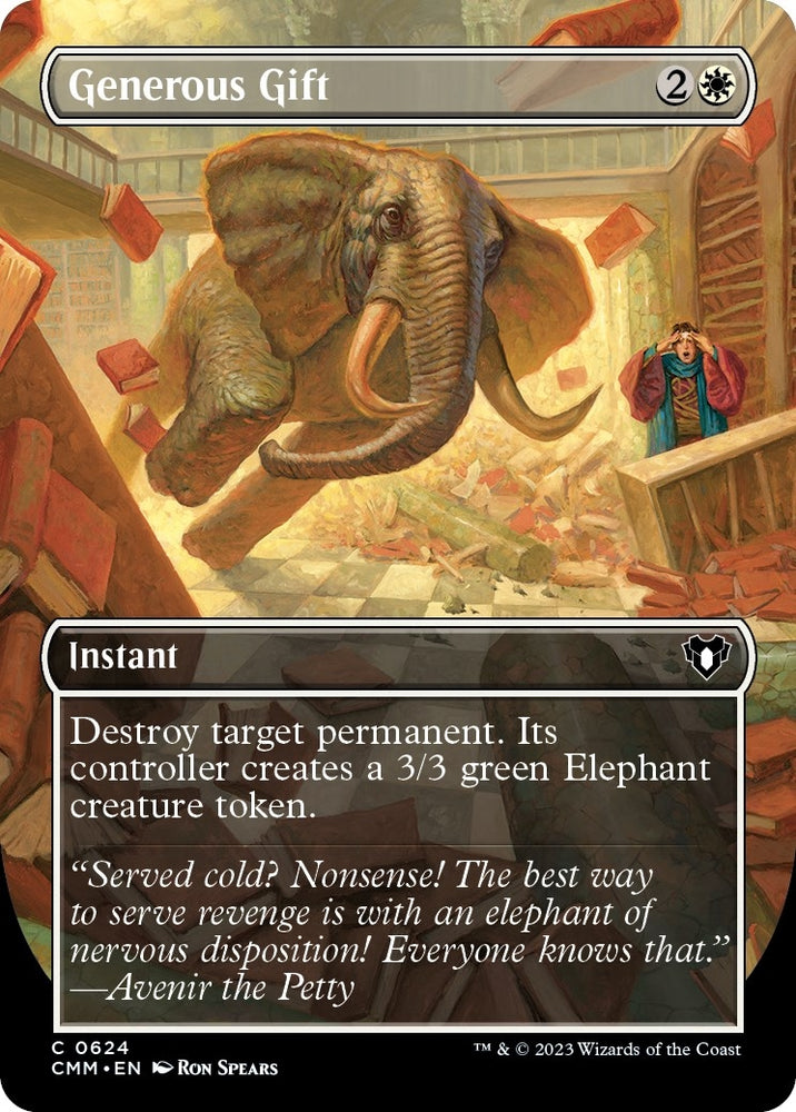 Image for Generous Gift (Borderless) (624) [Commander Masters]