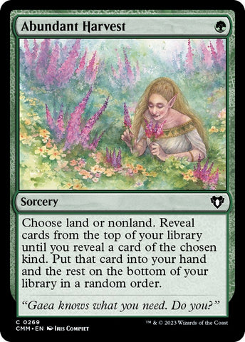 Image for Abundant Harvest (269) [Commander Masters]