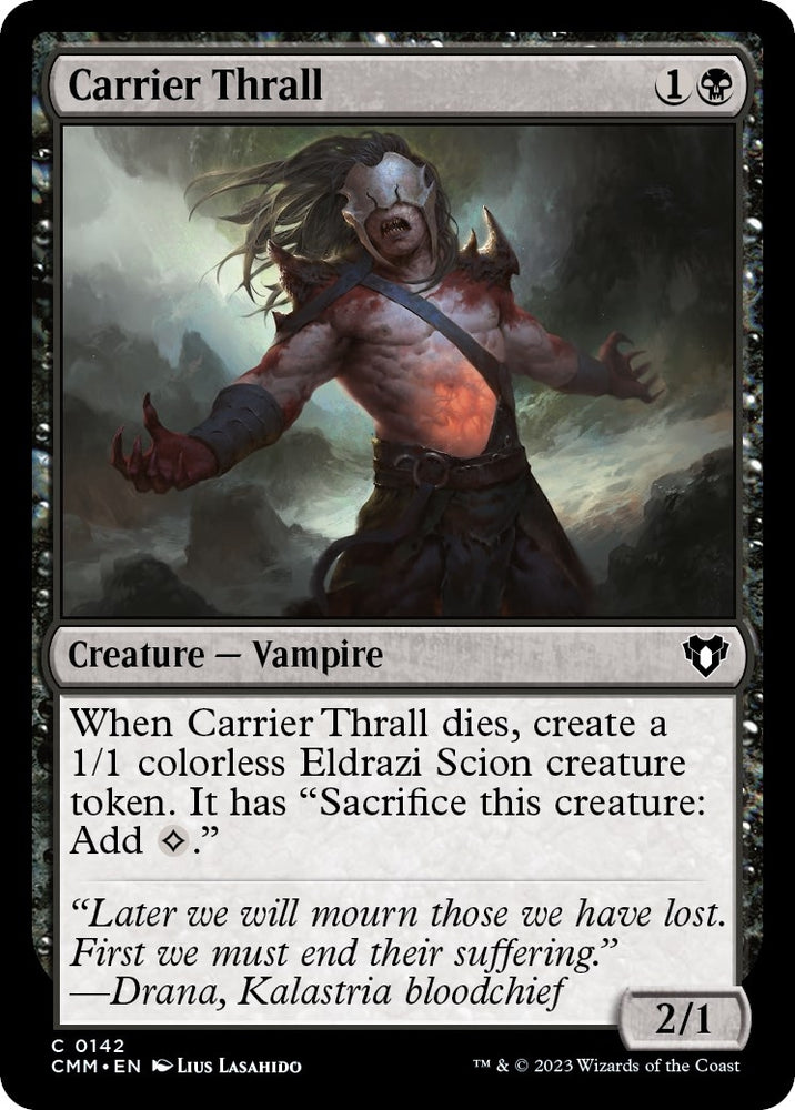 Image for Carrier Thrall (142) [Commander Masters]